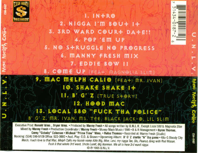 Lil Slim (Cash Money Records, Franchise Player Entertainment) in